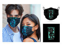 Street Football Eco Printing Face Mask