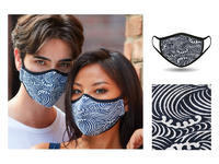 Japanese Wave Linen Reusable Face Mask