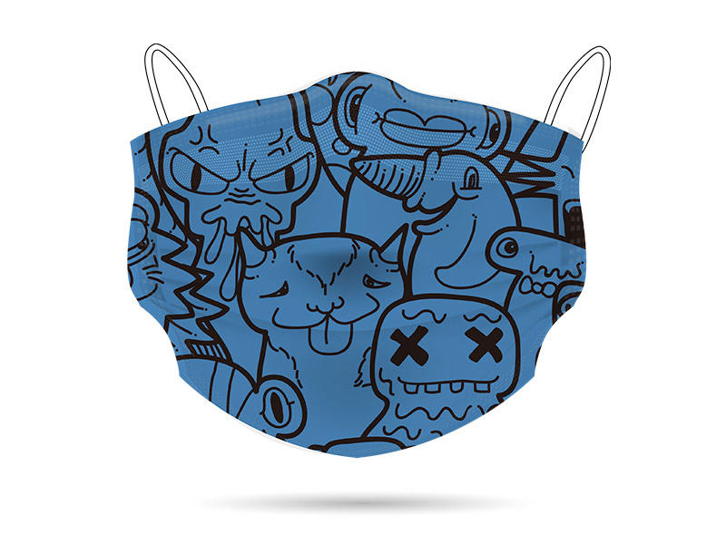 Monster Union PET Printing Face Mask